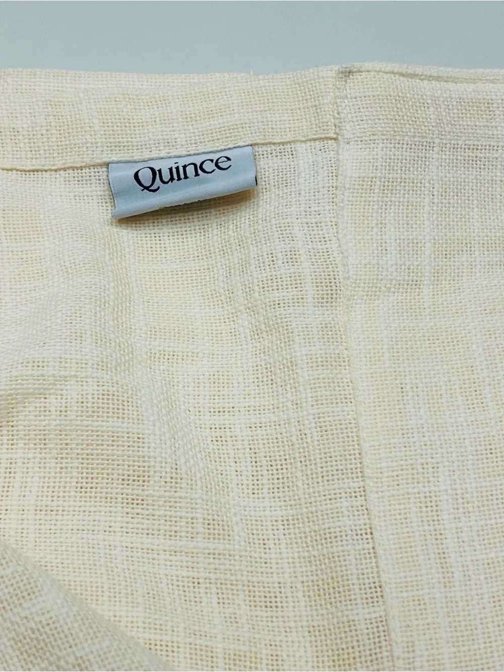 QUINCE Set Of 2 48x108 Cotton Sheer Curtains Ivory 9951